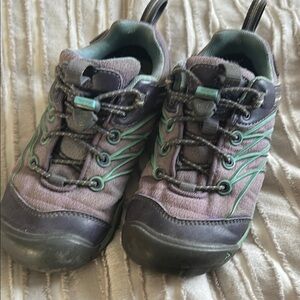 Kids' Keen Purple and Teal Shoes Sz 1 Girls